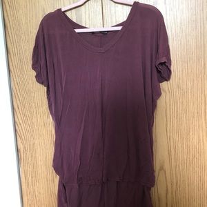 BRANDY MELVILLE PURPLE/MAROON TOP